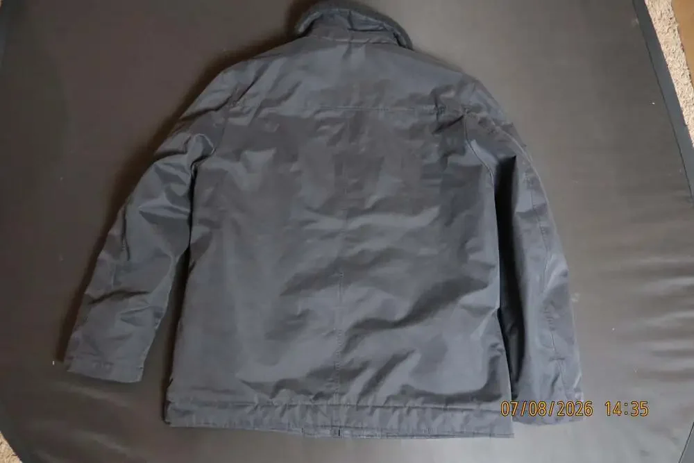 Guess Men'sFaux-Sherpa Lined Military Deck Jacket